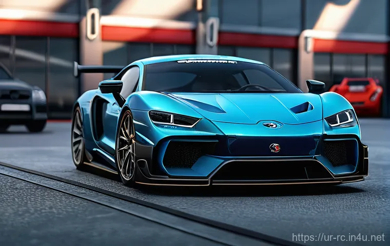 RC카 튜닝 트렌드 - Here are three detailed image prompts in English, inspired by the provided text about RC car tuning: