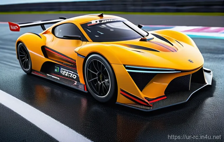 RC카 튜닝 트렌드 - Image Prompt 1: High-Performance On-Road RC Racing Car** RC카 튜닝 트렌드 - Image Prompt 1: High-Performance On-Road RC Racing Car**