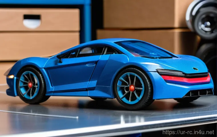 RC카의 신기술 적용 사례 - **Prompt 1: The Apex of Control and Durability**
"A sleek, futuristic remote-control car, made o... RC카의 신기술 적용 사례 - **Prompt 1: The Apex of Control and Durability**
"A sleek, futuristic remote-control car, made o...